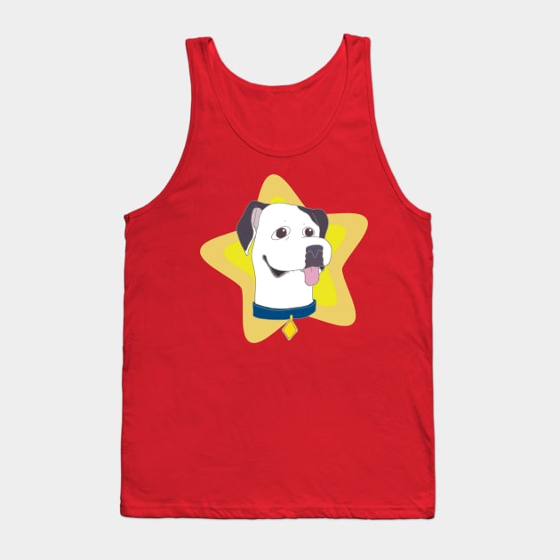 Daisy the Wonder Dog Tank Top by Romeo Falcon